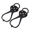 1pair Outdoor Five-tooth Crampons; Non-slip And Anti-fall Shoe Cover For Cycling Mountaineering; Protective Equipment