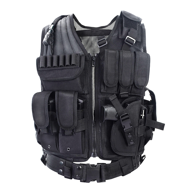 Yakeda Hot Sale Mesh black green Outdoor Equipment Army Combat Police Military Tactical Vest