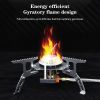 Camping Gas Stove Burner Split Ultralight Cookware Furnace for Outdoor Camping Equipment Hiking Backpacking Picnic Stove Head