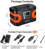 200W Peak Power Station, Flashfish CPAP Battery 166Wh 45000mAh Backup Power Pack 110V 150W Lithium Battery Pack Camping Solar Generator for CPAP Campi
