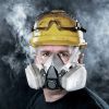 6200 Half Face Dust Gas Mask Painting Spraying Respirator Safety Work Filter