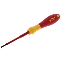 Wiha Insulated SoftFinish Slotted Screwdriver 2.5mm x 75mm