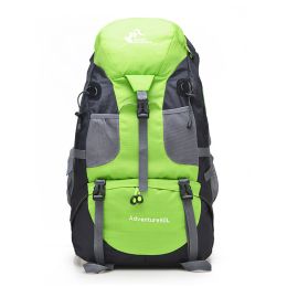 Outdoor Backpack Backpack Hiking Sports Travel Mountaineering Bag (Color: green)